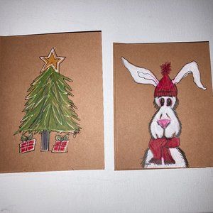 Original Artwork by Gamali Blank Note Cards (2-Pack)